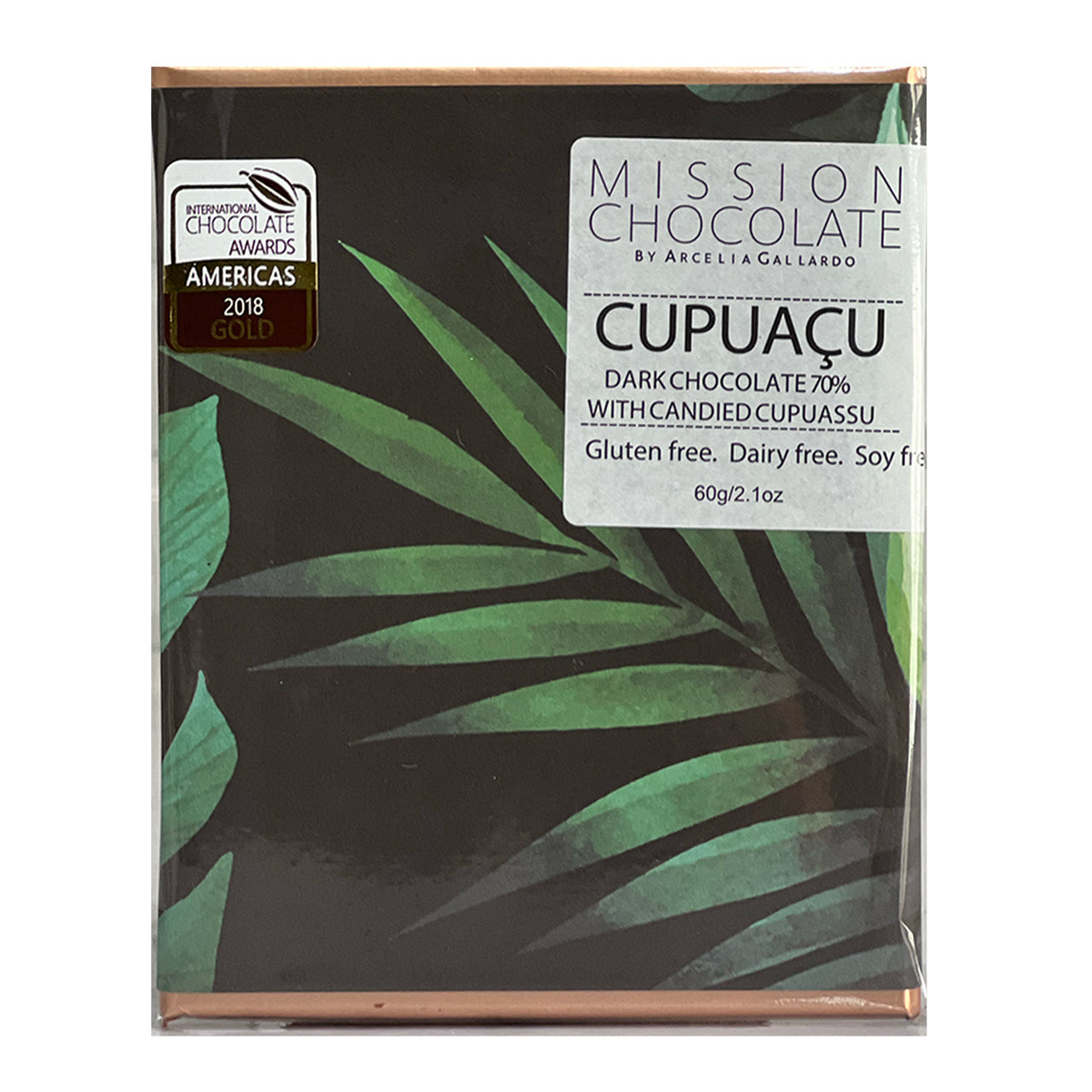 MISSION CHOCOLATE ミッションチョコレート クプアス ダークチョコレート70%マタ・アトランティカ森林産カカオ使⽤（Cupuaçu）