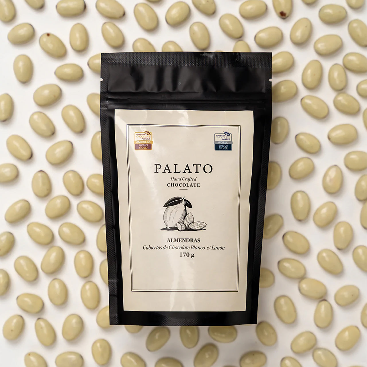 PALATO Chocolate パラトチョコレート レモンホワイトチョコレートアーモンドカバードチョコレート