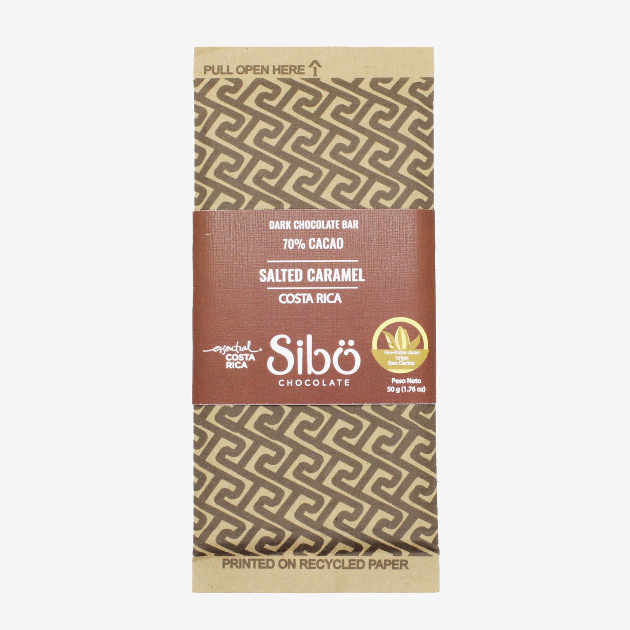 Sibu Chocolate ソルティーキャラメルダークチョコレート カカオ70% 50g