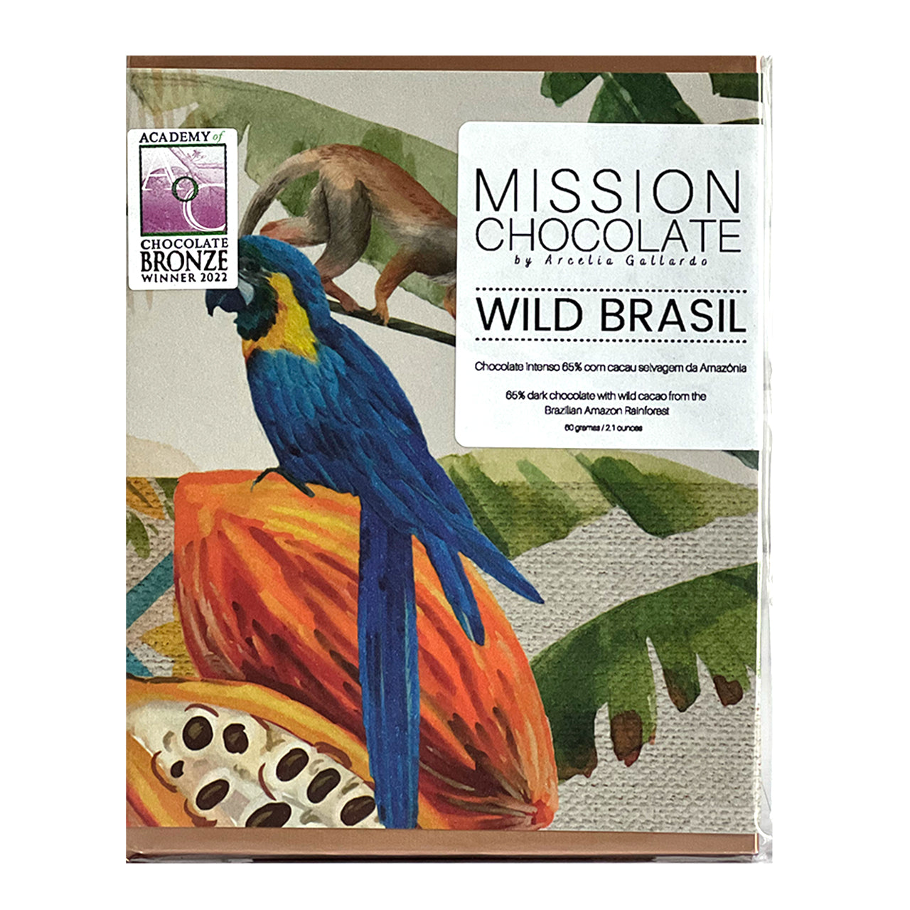 MISSION CHOCOLATE ミッションチョコレート ワイルドブラジルダークチョコレート65%（Wild Brasil）