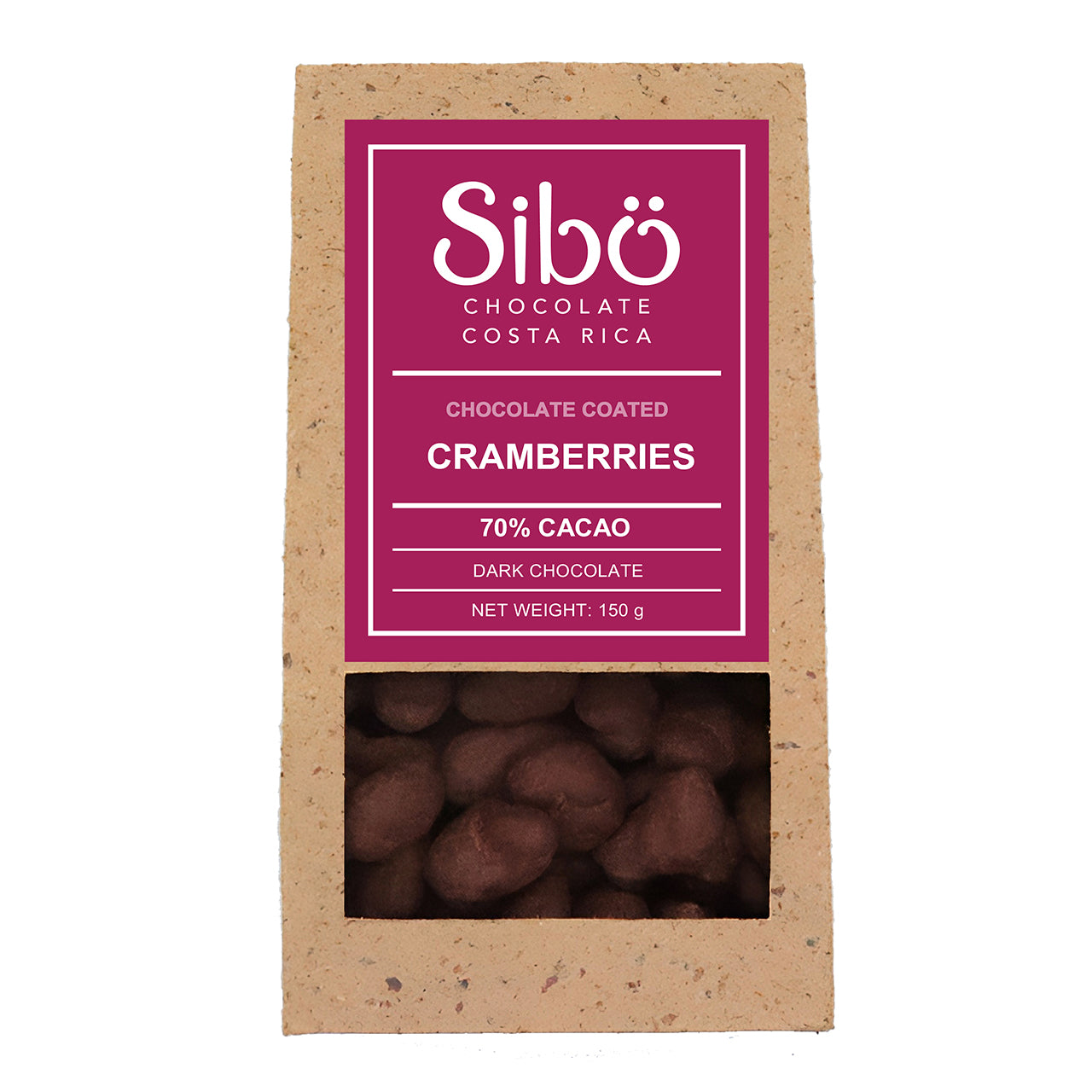 Sibu Chocolate シブチョコレート クランベリーダークチョコレートカバー(カカオ７０％)